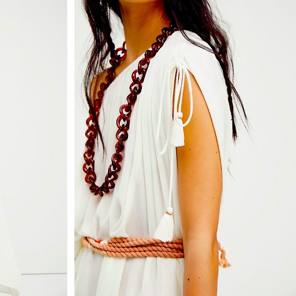 LAST SIZE S FREE PEOPLE CONVERTIBLE COLLECTION CELESTE CONVERTIBLE TUNIC CREAM - Picture 5 of 8